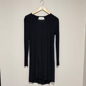 Charlotte Russe Elegant Black Long Sleeve Dress